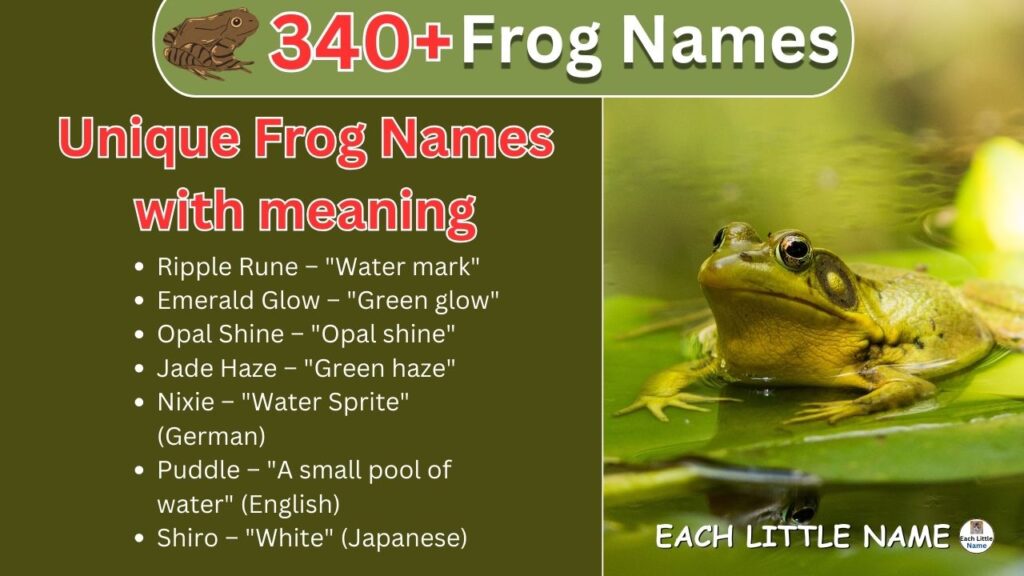 Frog Names